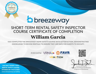 Breezeway safety certification